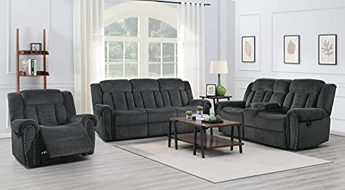 Lexicon Huddart Fabric Double Manual Reclining Sofa, 88