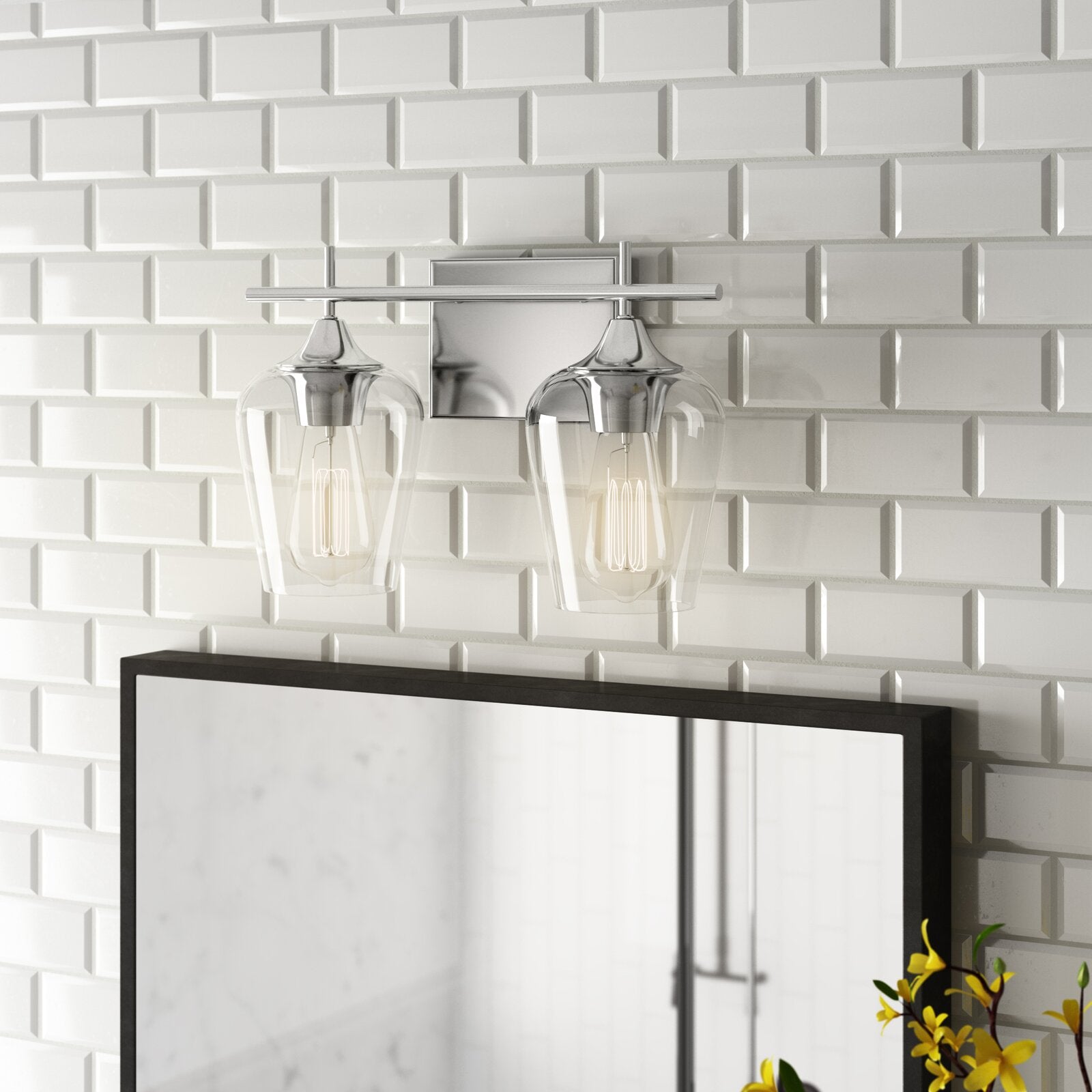 Hickerson 2-Light Dimmable Vanity Light