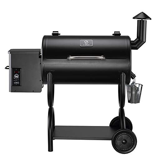 Z GRILLS Wood Pellet Grill BBQ Smoker 550 SQ.IN., 2020 Upgrade , 8-in-1(Grill), Pid Controller