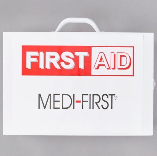 Medique 2 Shelf ANSI 438 Piece Class B First Aid Kit Cabinet
