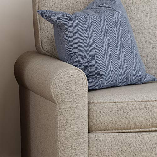 Christopher Knight Home Bridget 3-Seater Sofa, Traditional, Modern, Beige, Dark Brown