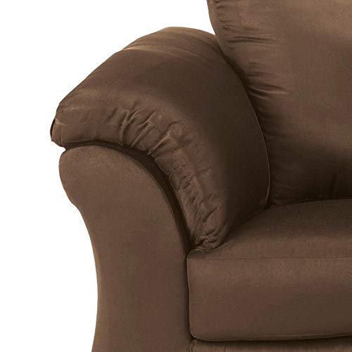 Signature Design by Ashley - Darcy Microfiber Loveseat, Café
