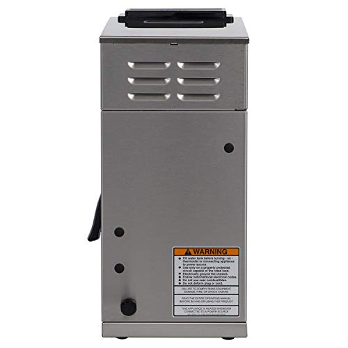 BUNN VP17-1, 12-Cup Low Profile Pourover Commercial Coffee Maker, 1 Warmer, 13300.0001