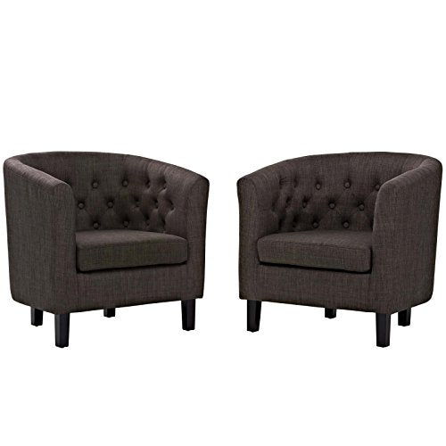 Furniture XO Cason 2 Piece Upholstered Fabric Armchair Set WL-04269-MW