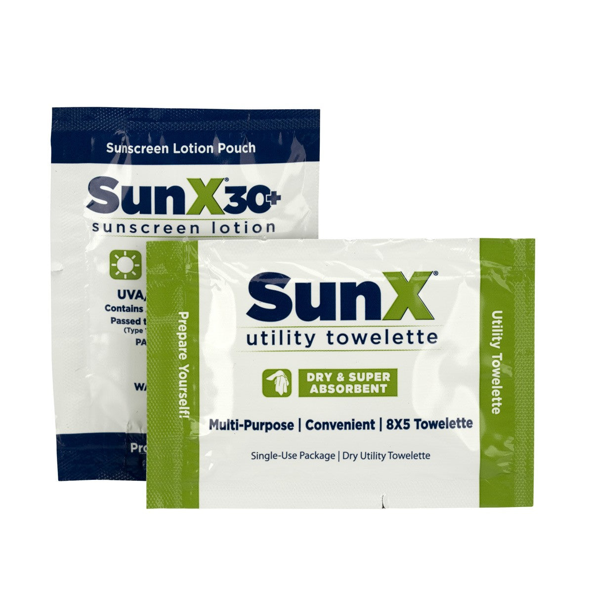 First Aid Only SunX30 Lotion And Wipe Combo Pack, 300 Per Box