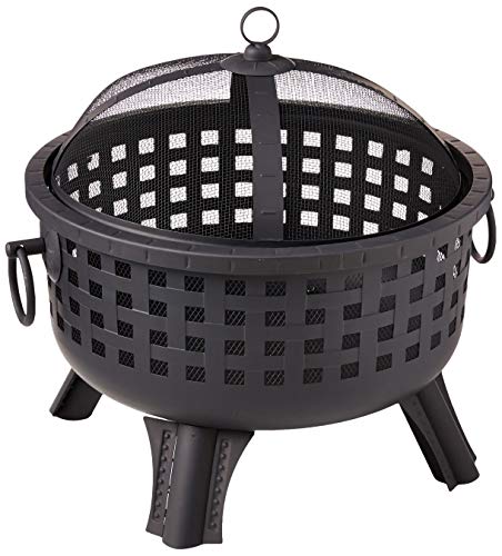 Landmann 26364 23-1/2-Inch Savannah Garden Light Fire Pit, Black
