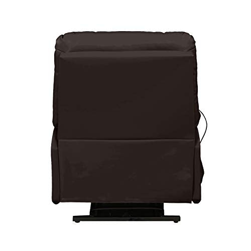 Domesis Renu Leather Power Lift Chair Recliner, Brown