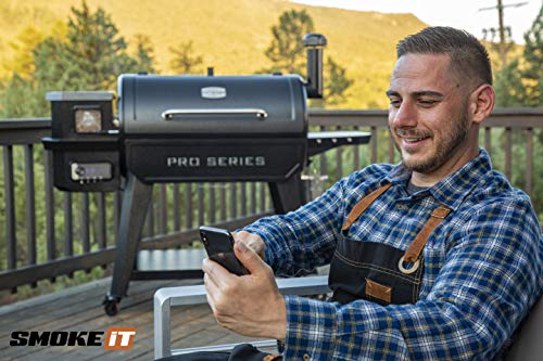 PIT BOSS 80015 Bloothtooth Grill WiFi and Bluetooth Attachment, Black