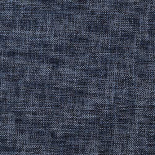 Christopher Knight Home Sawyer Mid-Century Modern Fabric 3-Seater Sofa, Dark Blue / Natural