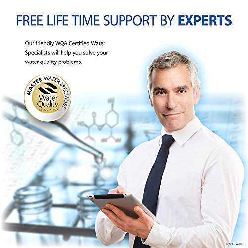 APEC Water Systems ROES-PH75 Essence Series Top Tier Alkaline Mineral pH+ 75 GPD 6-Stage Certified Ultra Safe Reverse Osmosis Drinking Water Filter System