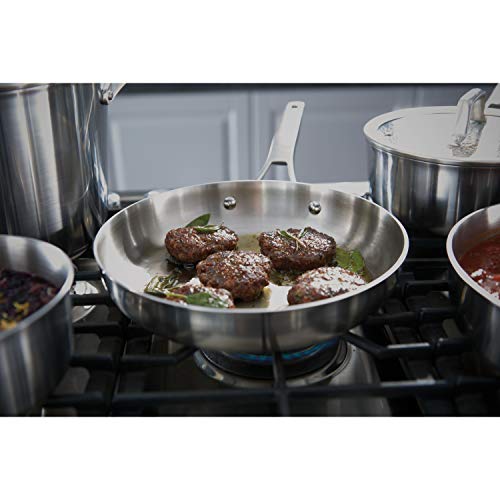Calphalon Premier Stainless Steel Pots and Pans, 11-Piece Cookware Set