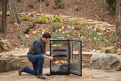 Masterbuilt MB20071619 Mes 140s Digital Electric Smoker, 40” Black + Window