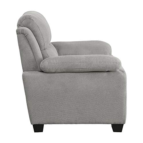 Lexicon Jett Living Room Sofa, Light Gray