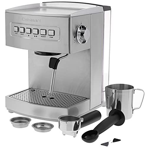 Cuisinart EM-200NP1 Programmable 15-Bar Espresso Maker, 12.8