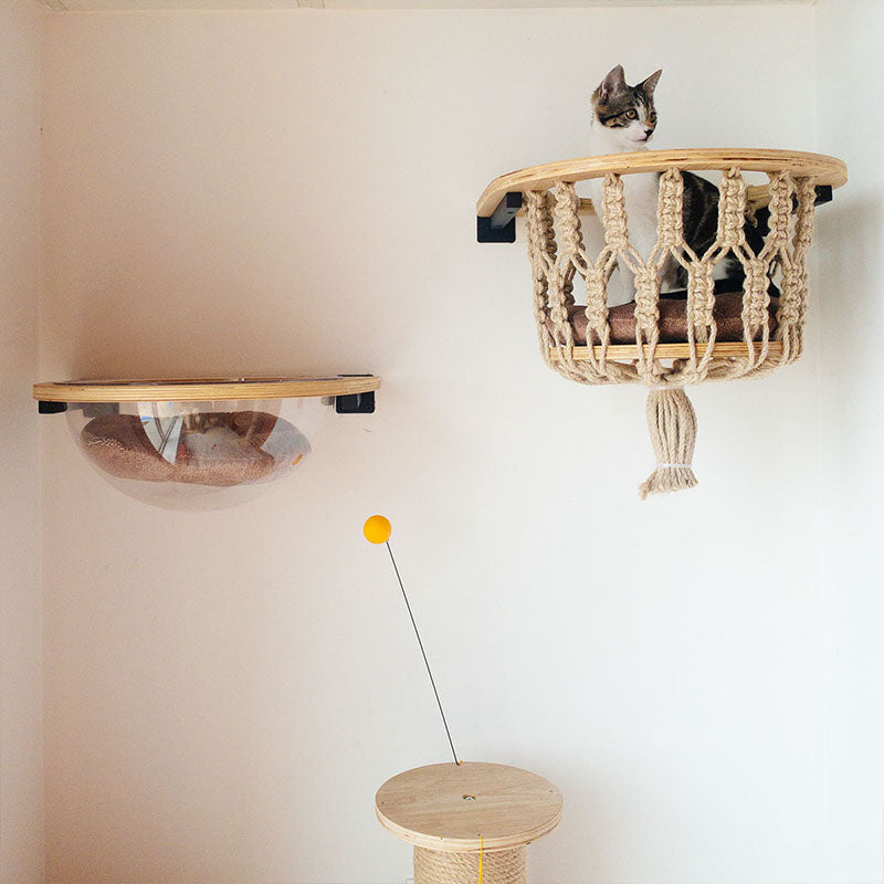 Bohemian Style Cat Wall Bed