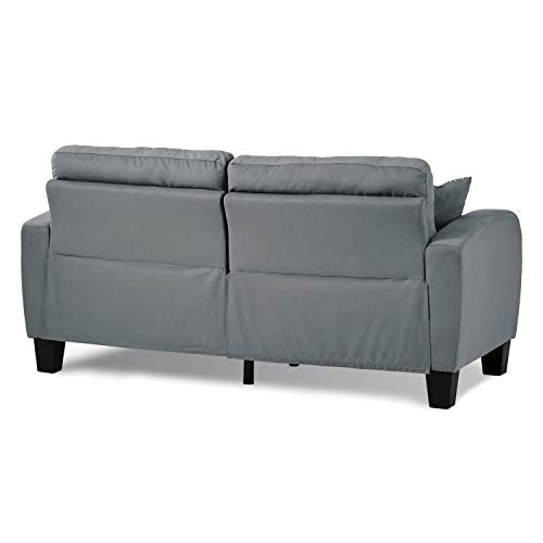 Lexicon Westville Tufted Fabric Sofa, 72.5