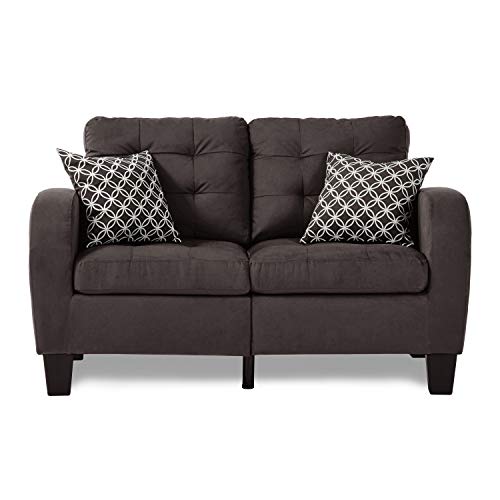 Lexicon Westville Tufted Fabric Loveseat, 57