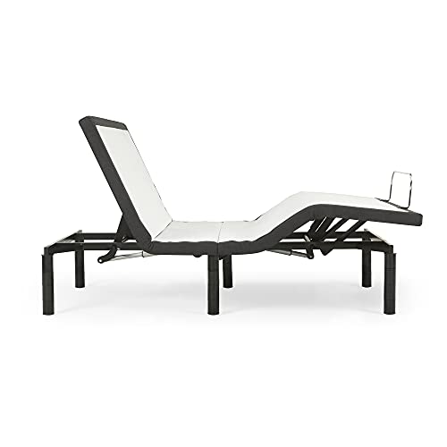 Blissful Nights e3 Queen Adjustable Bed Base with Wireless Remote Head and Foot Incline and No Tools Required Assembly
