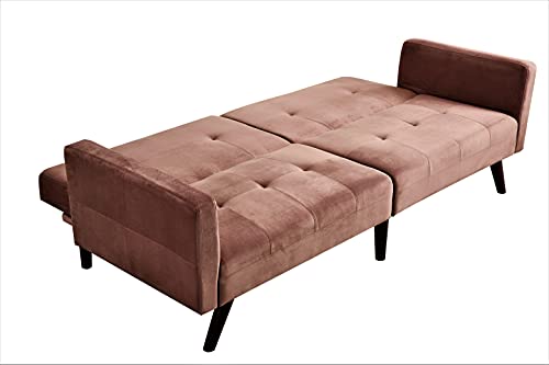 US Pride Furniture Iconic sofabed Sofa Bed, Rose