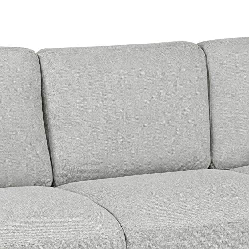 STARTOGOO Modern Linen Fabric Upholstered Living Room Sectional Sofa Set Include 3-Seat Couch Loveseat Furniture for Apartment, Dorm and Small Space, Light Gray