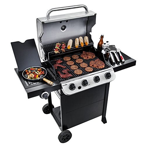 Char-Broil Performance 475 4-Burner Cart Liquid Propane Gas Grill- Stainless