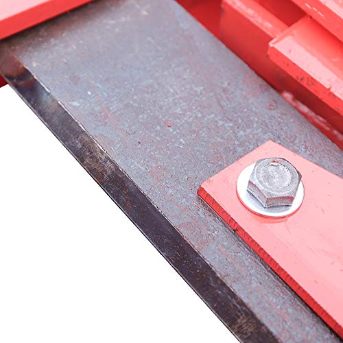 TFCFL Manual Pavers Splitter Tool, Heavy Duty Brick Splitter with Portable Wheels for Splitting Cutting Paving Blocks (Red)