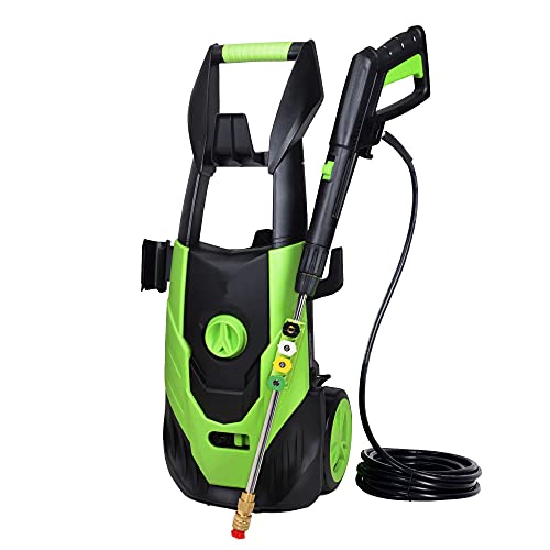 Qualidy Power Washer 4500PSI 3.5GPM, Electric Pressure Washer with 5 Quick-Connect Spray Nozzles to Wash Various Surfaces, Corded Washer