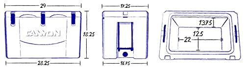 Canyon Coolers Outfitter75 Rotomolded Cooler-Sandstone