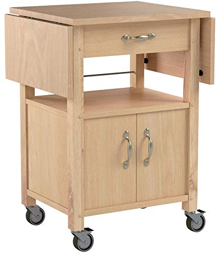 Winsome Wood Drop-Leaf Kitchen Cart