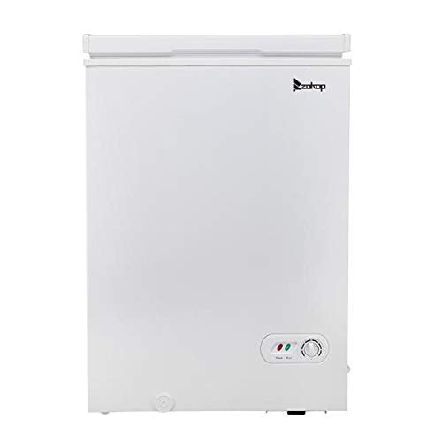 TOPPLAN FURNITUR BD-100 AC115V/60Hz 100L/3.5CU.FT Single Door Horizontal Freezer White Practical