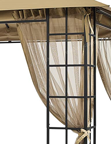 10 ft. x 12 ft. Melody Gazebo with Mosquito Net