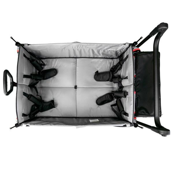 WonderFold Baby X4 Push/Pull 4-Passenger Stroller Wagon Black Open Box/Used