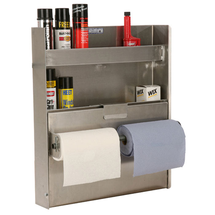 PVI 3-Shelf Double Cabinet Storage Solution Organizer