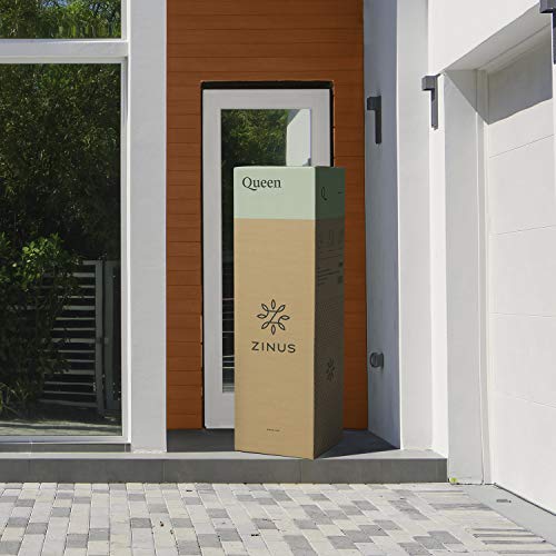 Zinus 10in Charcoal Euro Top Bonnel Spring Mattress, Twin