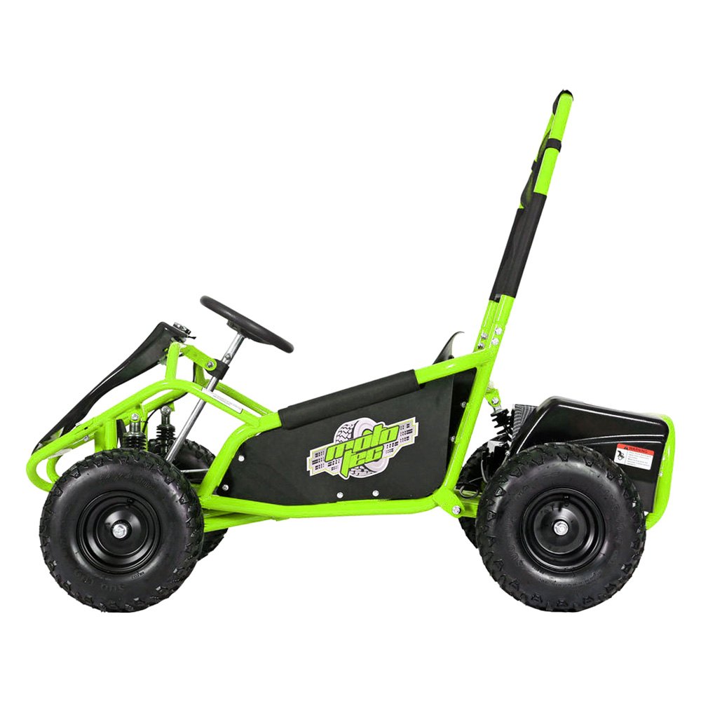 MotoTec Mud Monster Kids Electric 48v 1000w Blue Go Kart Full Suspension