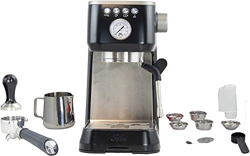 Solis Barista Perfetta Compact Programmable Espresso Machine (Black)
