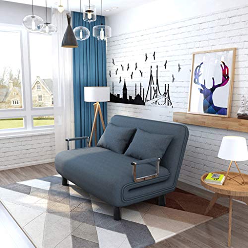 Convertible Sofa Bed Fold Up & Down Daybed, Modern Recliner Couch Soft Futon Chaise, Folding Mattress for Sleeper with Arm Chair, Shipping from The US