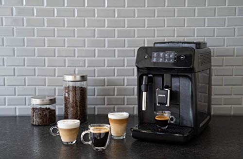 Philips 1200-Series Fully Automatic Espresso Machine w/Milk Frother (EP1220/04)