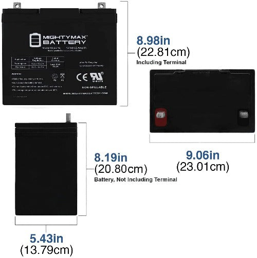 Mighty Max Battery 12V 55 Ah SLA/AGM Battery
