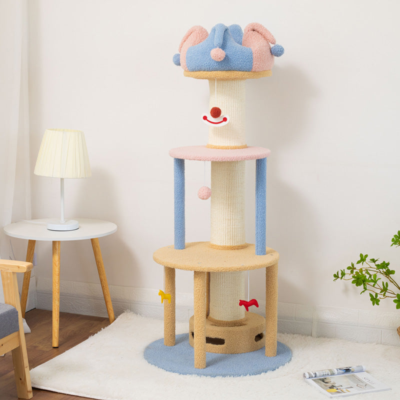 Funny Clown Cat Tree