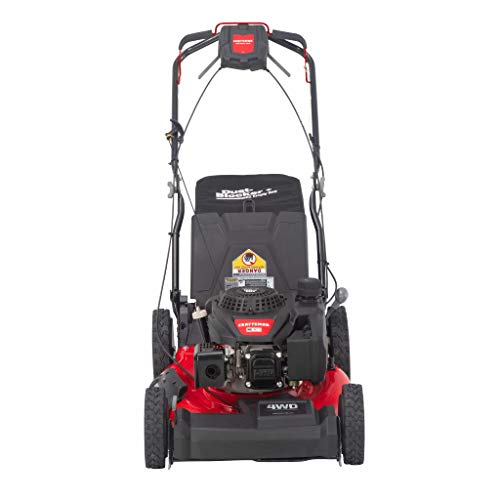 Craftsman CMXGMAM201212 12A-N2M7791 21-in. All-Wheel-Drive 3-in-1 Gas Push Lawn Mower-196cc OHV Engine-Bagger Included, Red