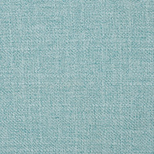 Christopher Knight Home Justus Mid-Century Modern Fabric Loveseat, Light Blue / Natural