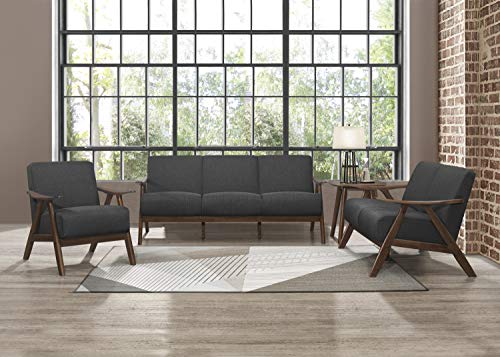 Lexicon Elle Sofa, Dark Gray
