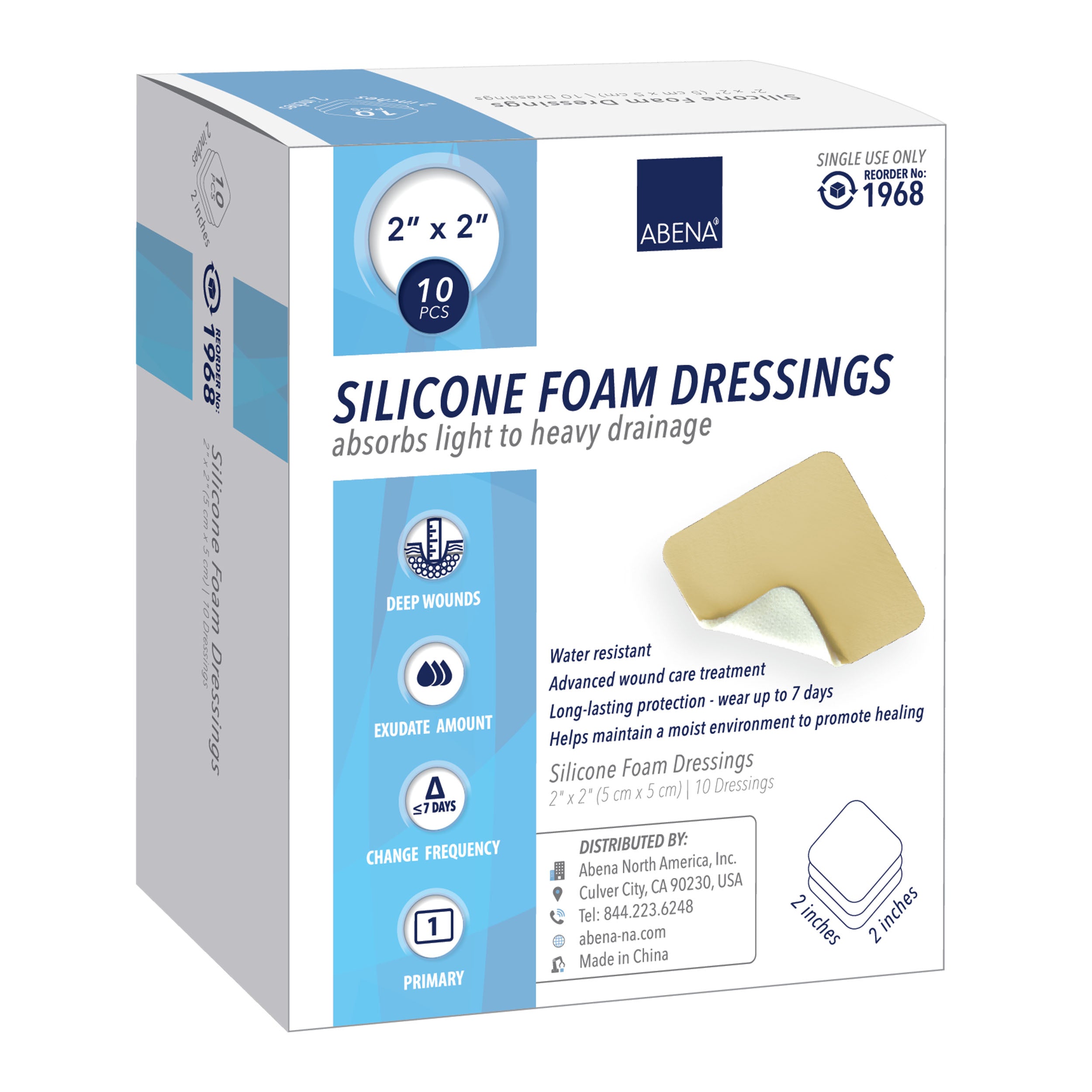 Abena Silicone Foam Dressings (Non-Adhesive)