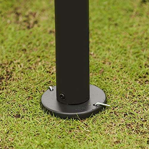 9.3ft.Wx8.5ft. H Outdoor Patio Gazebo with Mosquito nets and Polyester Curtains, Double Roofs for Decks, Poolsides, Gardens, Beige