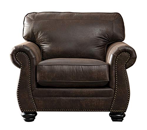 Acanva Luxury Contemporary Leathaire Leather Sofa, 43
