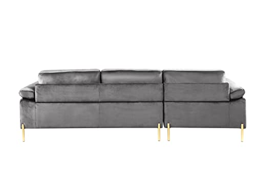 Devion Furniture Wilbleton Sectional, Gray