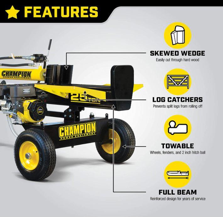 Champion 100251 25T Log Splitter