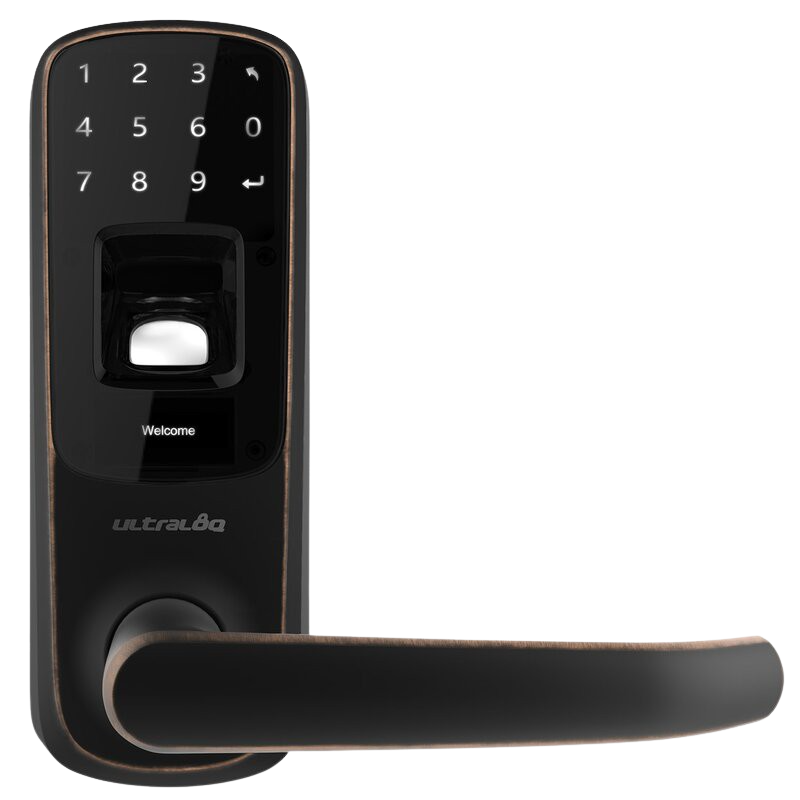 U-Tec UL3 BT (2nd Gen) Smart Lever Lock in Aged Bronze New
