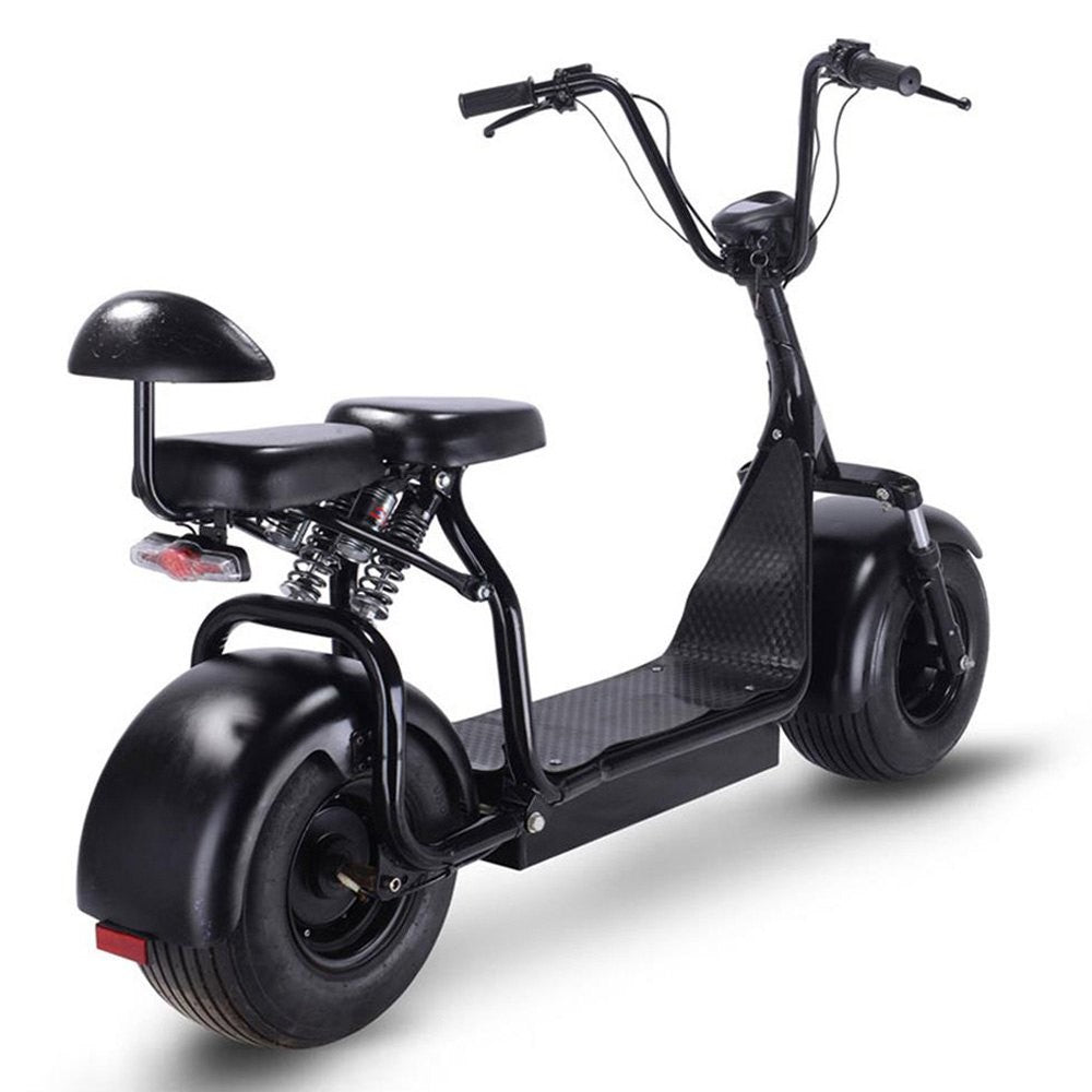 MotoTec Knockout 60v 1000w Black Electric Scooter
